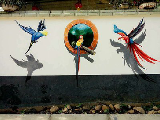 邵东视觉错位-3D墙绘设计