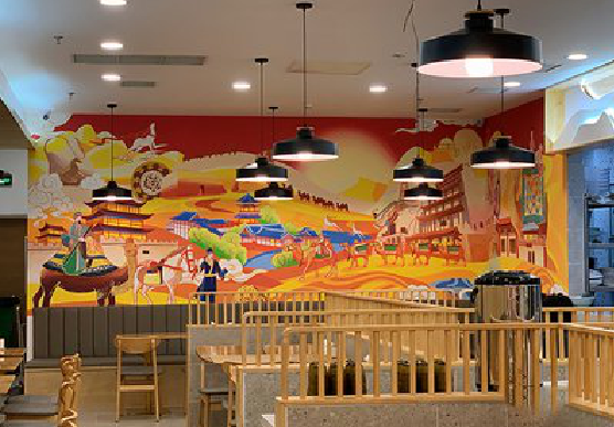 邵东商业空间彩绘介绍。