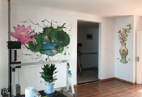 邵东墙体彩绘相比墙纸的优势。