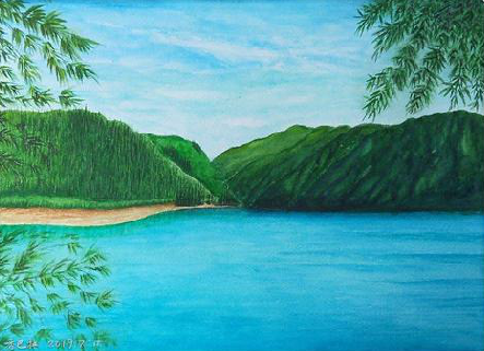 邵东在墙绘中，如何绘画绿水青山？